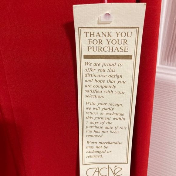 NWT Cache elegant, stunning red dress with sequins - Picture 4 of 7